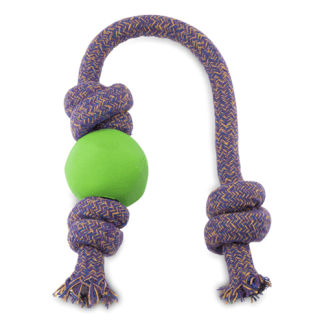 Beco Ball und Seil Grösse S und L Durchmesser 5.5 und 7.5 cm Grün
