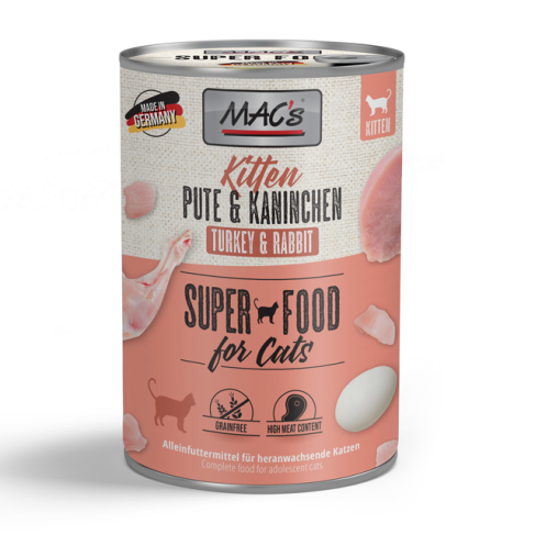 MAC's KITTEN - Pute & Kaninchen - 400g