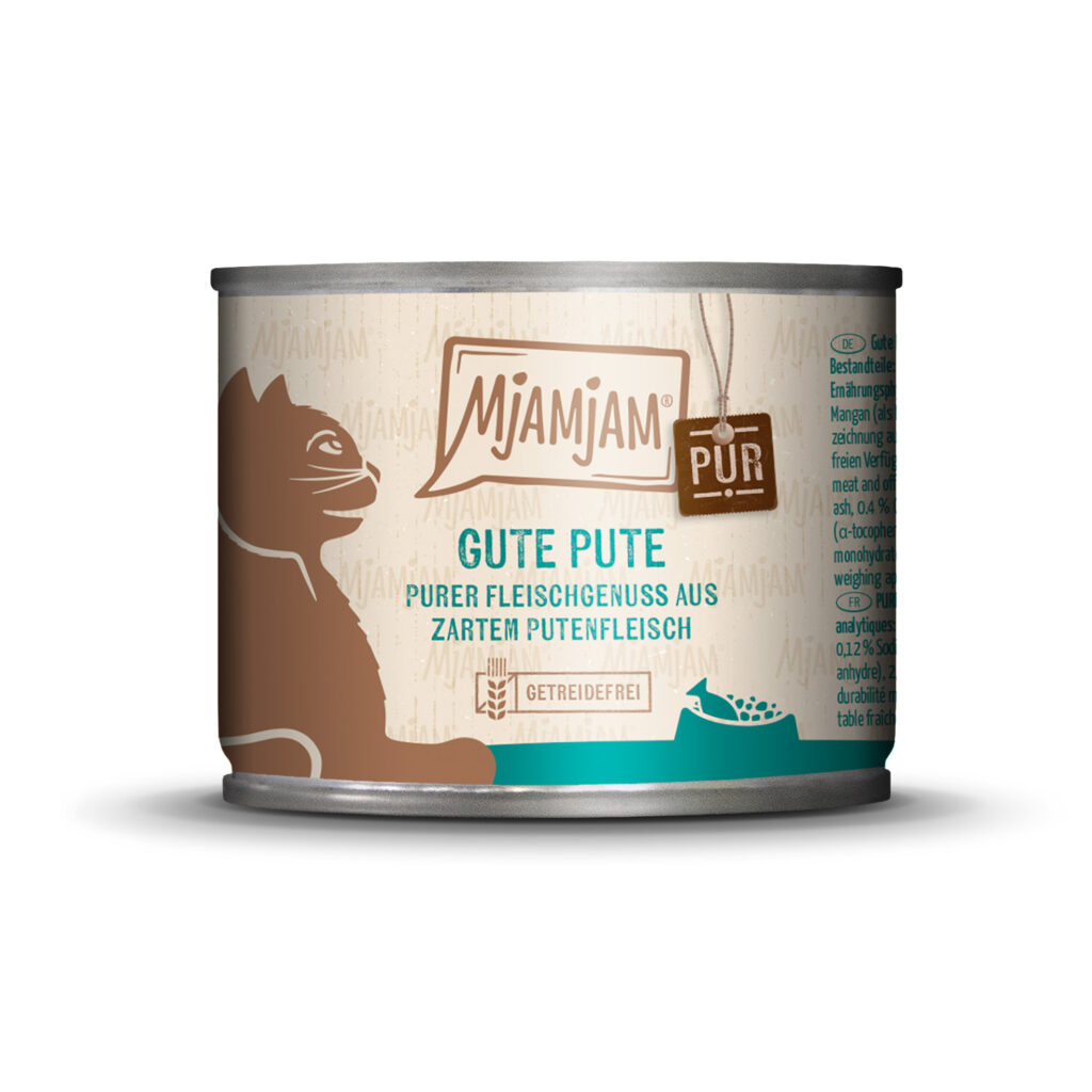 MjAMjAM Nassfutter Dose Pute Monoprotein Diabetiker