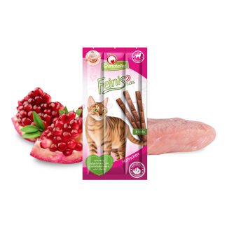 GranataPet Stick Snack für Katzen, Huhn, 3 Sticks