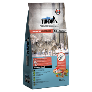 TUNDRA Trockenfutter für Hunde, Geschmack Wildlachs