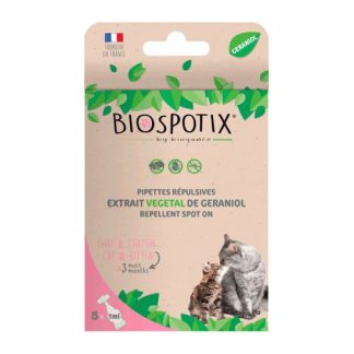 BIOSPOTIX - SPOT ON - Katzen - Anti Zecken - 5x1ml