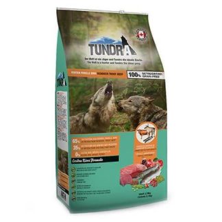 TUNDRA Trockenfutter für Hunde, Geschmack Rentier, Forelle und Rind