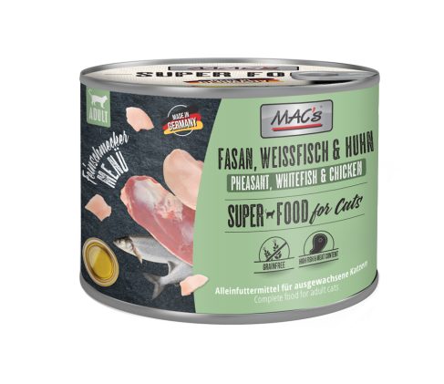 MAC's - SUPERFOOD - Feinschmecker - Fasan, Weissfisch & Huhn - 200g