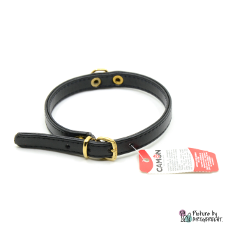 Camon, Halsband für Hunde, 1cm breit, schwarz