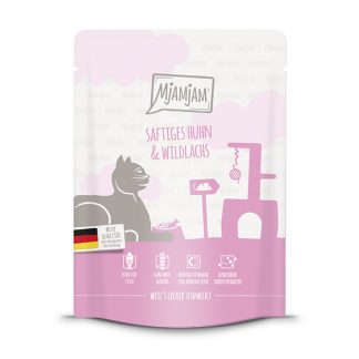 MjAMjAM Nassfutter Beutel Huhn Lachs Diabetiker Katzenfutter