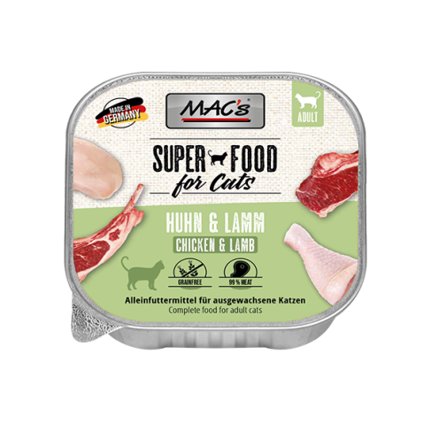 MAC's - SUPERFOOD - Huhn & Lamm - Schale - 100g