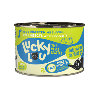 Lucky Lou - RIND & INSEKTEN mit Zucchini - 200g
