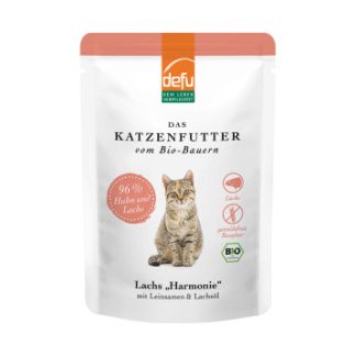 defu - DAS KATZENFUTTER vom Bio-Bauern - Lachs "Harmonie" - 85g