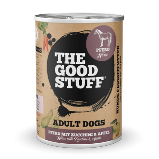 THE GOODSTUFF Hunde Nassfutter, Geschmack Pferd und Zucchini