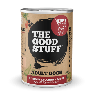 THE GOODSTUFF Hunde Nassfutter, Geschmack Rind und Zucchini